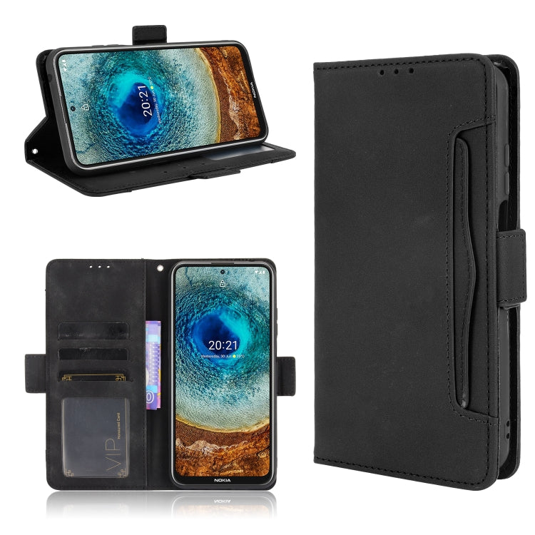 For Nokia X100 / X10 / X20 Skin Feel Calf Pattern Leather Phone Case