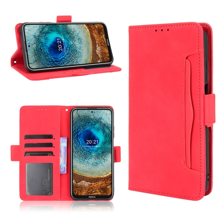 For Nokia X100 / X10 / X20 Skin Feel Calf Pattern Leather Phone Case