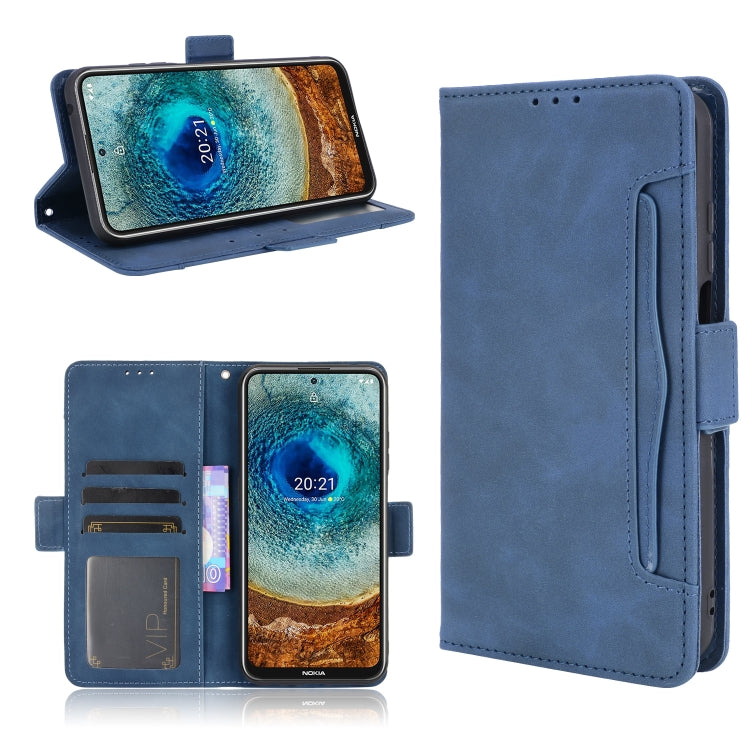 For Nokia X100 / X10 / X20 Skin Feel Calf Pattern Leather Phone Case