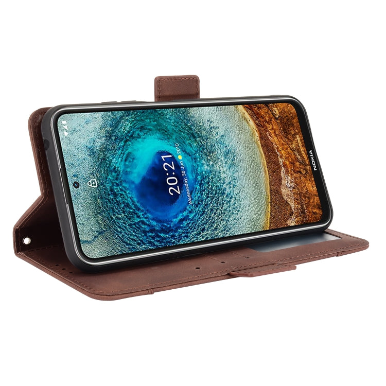 For Nokia X100 / X10 / X20 Skin Feel Calf Pattern Leather Phone Case
