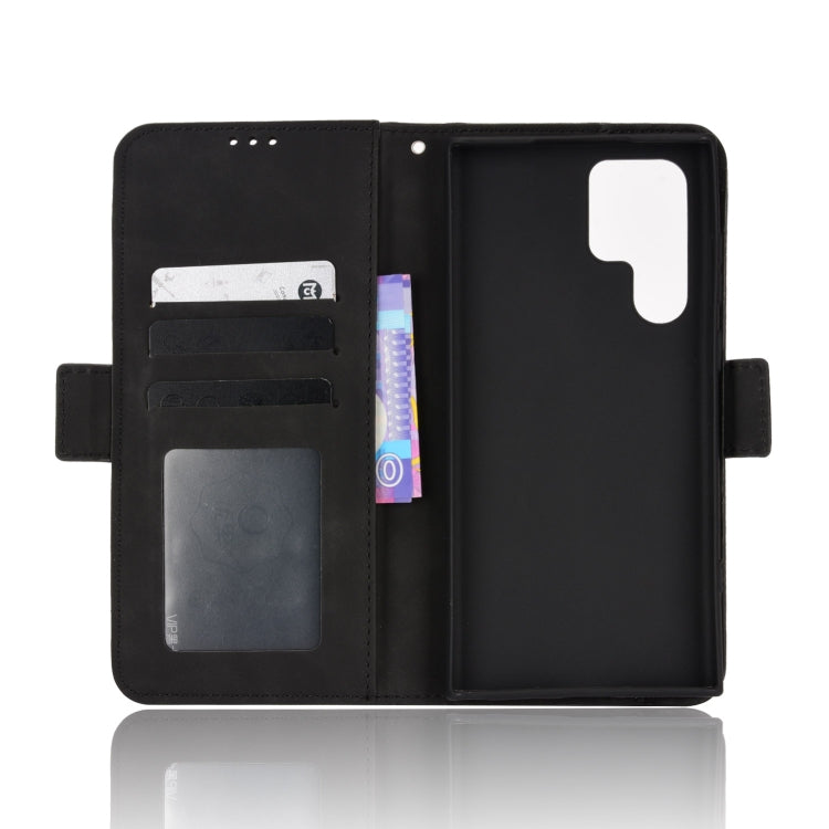 For Samsung Galaxy S22 Ultra 5G Skin Feel Calf Pattern Leather Phone Case