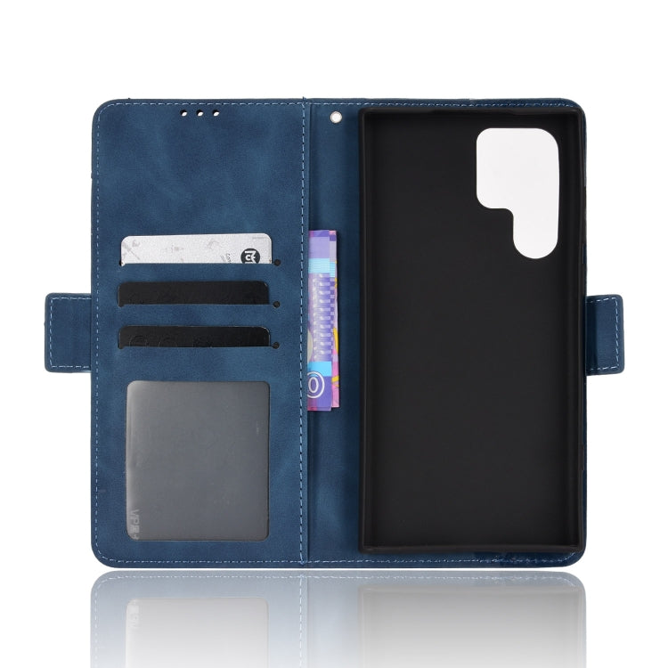 For Samsung Galaxy S22 Ultra 5G Skin Feel Calf Pattern Leather Phone Case