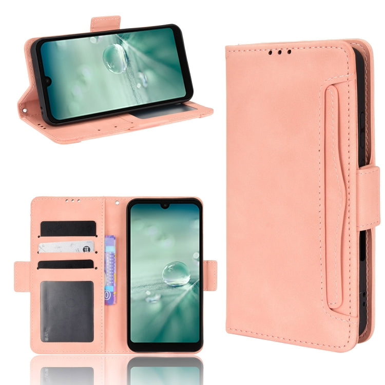 For Sharp Aquos Wish Skin Feel Calf Pattern Leather Phone Case