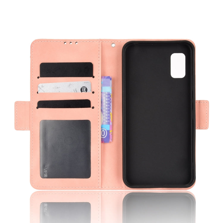 For Sharp Aquos Wish Skin Feel Calf Pattern Leather Phone Case