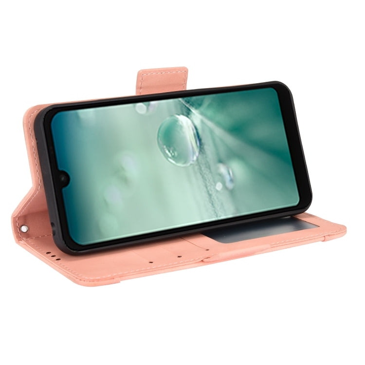 For Sharp Aquos Wish Skin Feel Calf Pattern Leather Phone Case