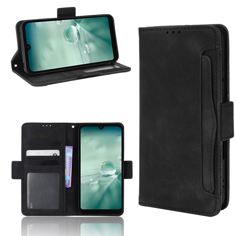For Sharp Aquos Wish Skin Feel Calf Pattern Leather Phone Case