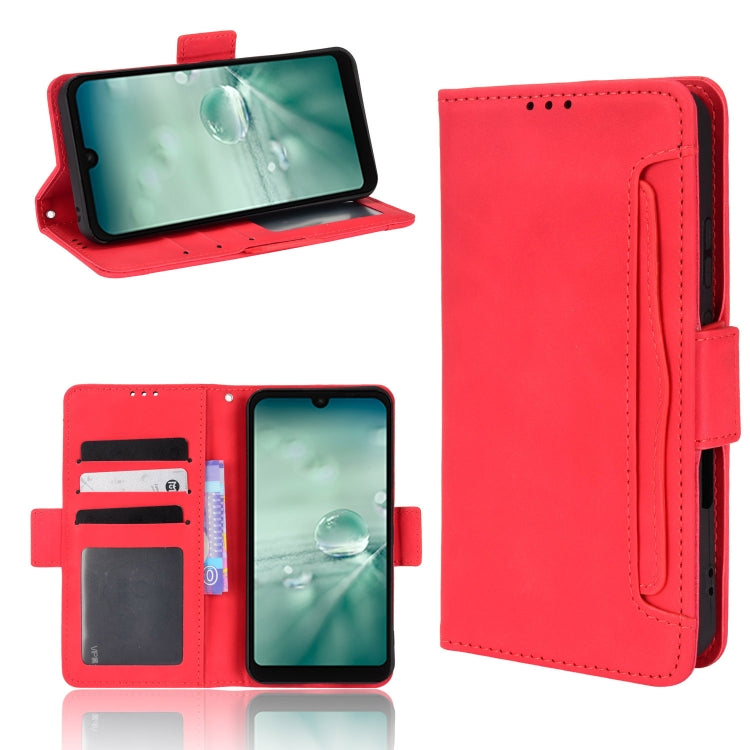 For Sharp Aquos Wish Skin Feel Calf Pattern Leather Phone Case