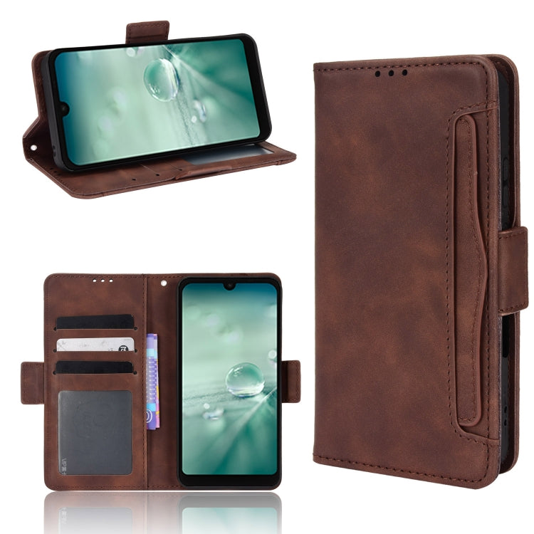 For Sharp Aquos Wish Skin Feel Calf Pattern Leather Phone Case
