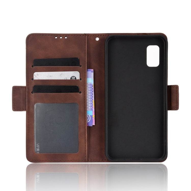 For Sharp Aquos Wish Skin Feel Calf Pattern Leather Phone Case