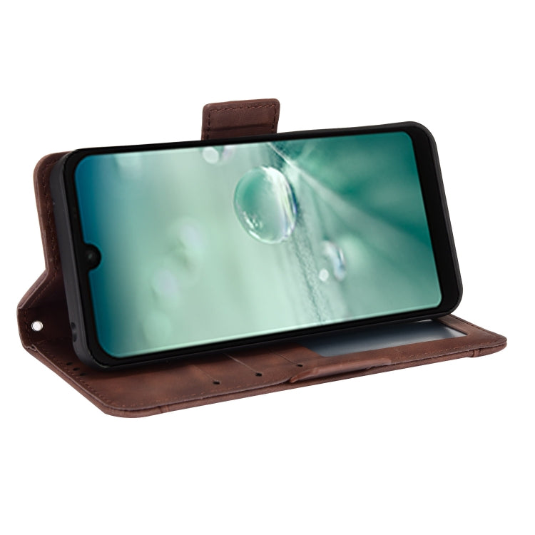 For Sharp Aquos Wish Skin Feel Calf Pattern Leather Phone Case
