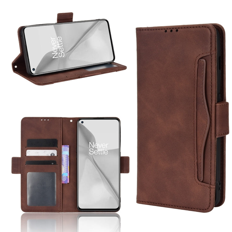 For OnePlus 10 Pro 5G Skin Feel Calf Pattern Leather Phone Case