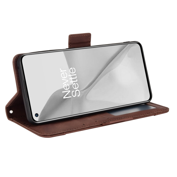 For OnePlus 10 Pro 5G Skin Feel Calf Pattern Leather Phone Case