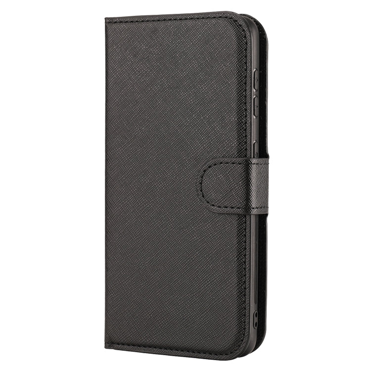 For Samsung Galaxy S21 5G Cross Texture Detachable Leather Phone Case