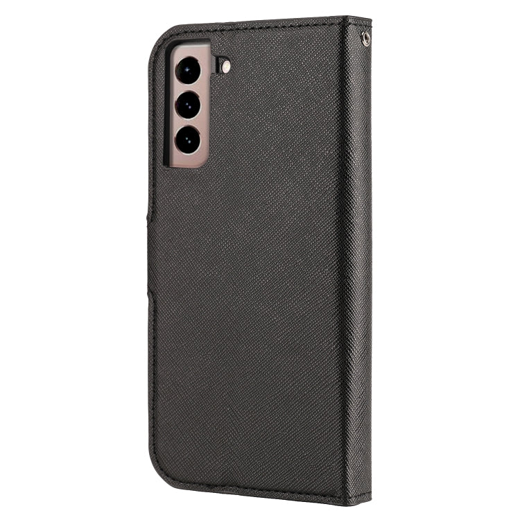 For Samsung Galaxy S21 5G Cross Texture Detachable Leather Phone Case