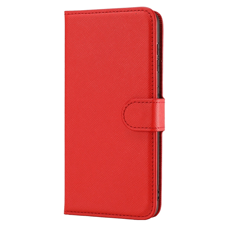 For Samsung Galaxy S21 5G Cross Texture Detachable Leather Phone Case