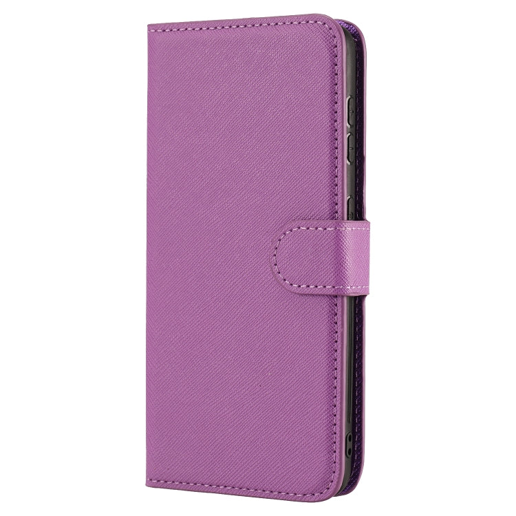 For Samsung Galaxy S21 5G Cross Texture Detachable Leather Phone Case