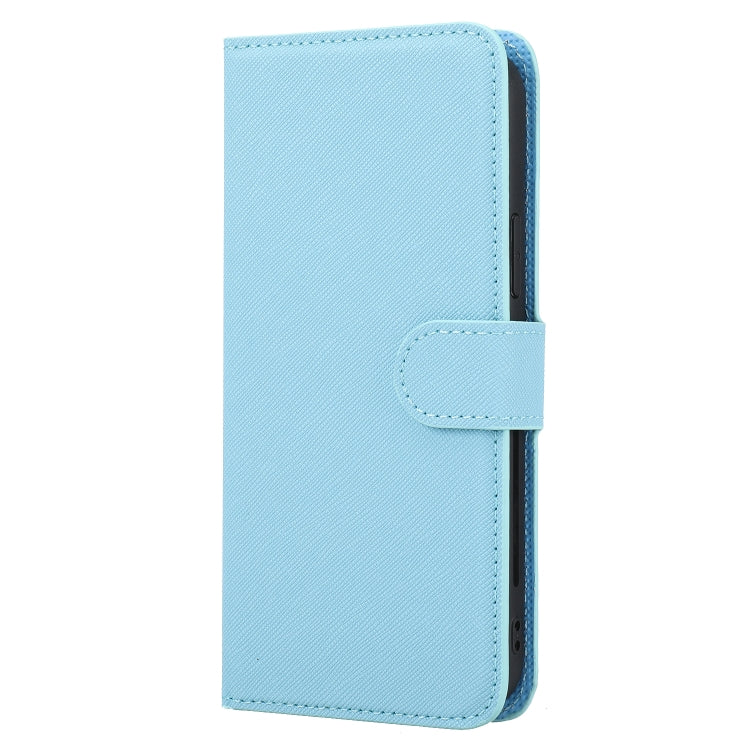 For iPhone 12 mini Cross Texture Detachable Leather Phone Case