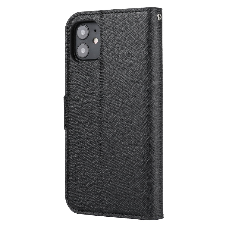 For iPhone 11 Pro Cross Texture Detachable Leather Phone Case