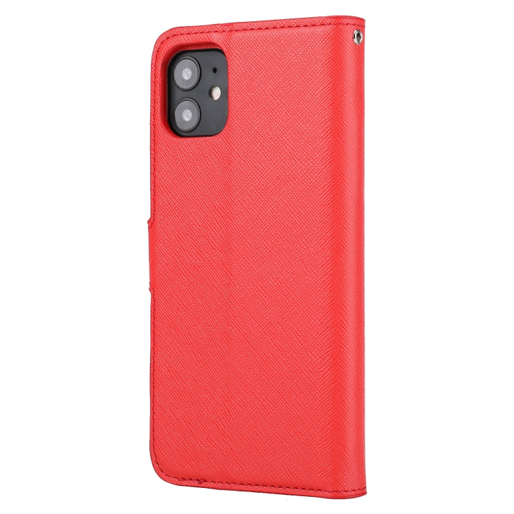 For iPhone 11 Pro Cross Texture Detachable Leather Phone Case