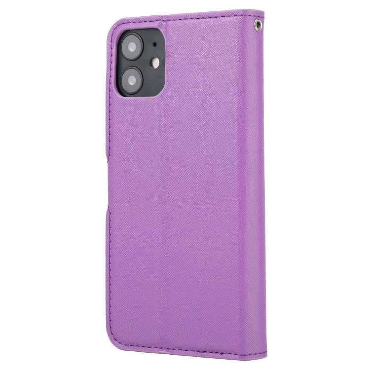 For iPhone 11 Pro Cross Texture Detachable Leather Phone Case