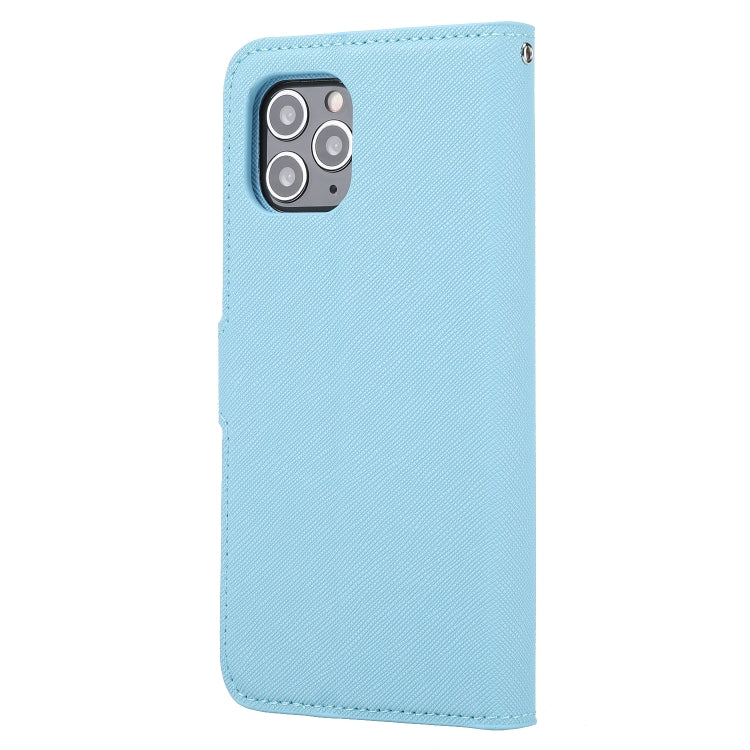 For iPhone 11 Pro Max Cross Texture Detachable Leather Phone Case