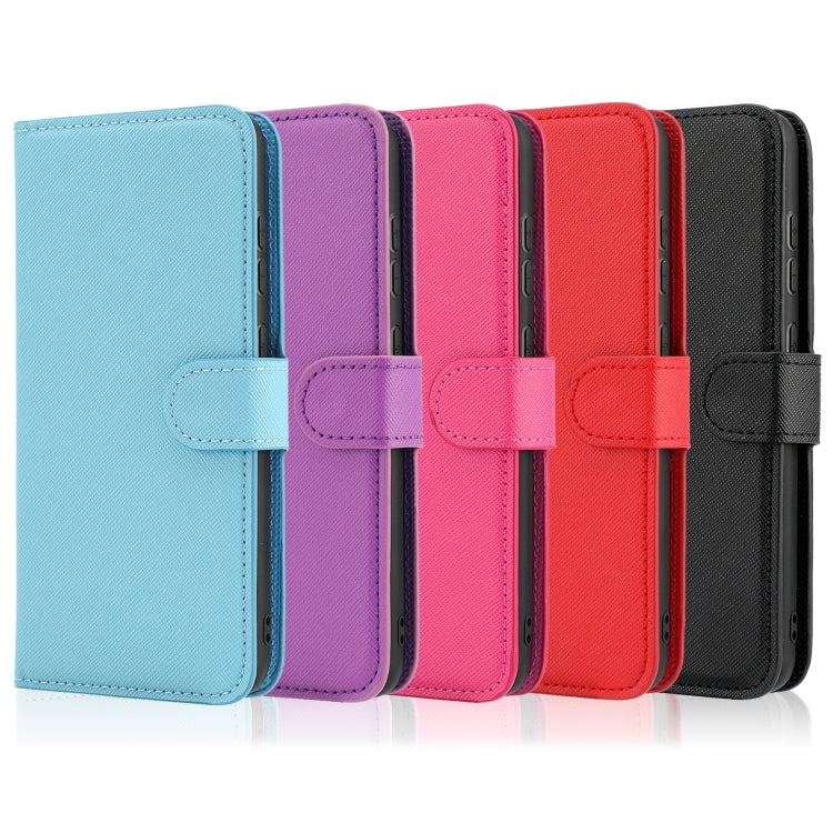 For Samsung Galaxy S20 Cross Texture Detachable Leather Phone Case