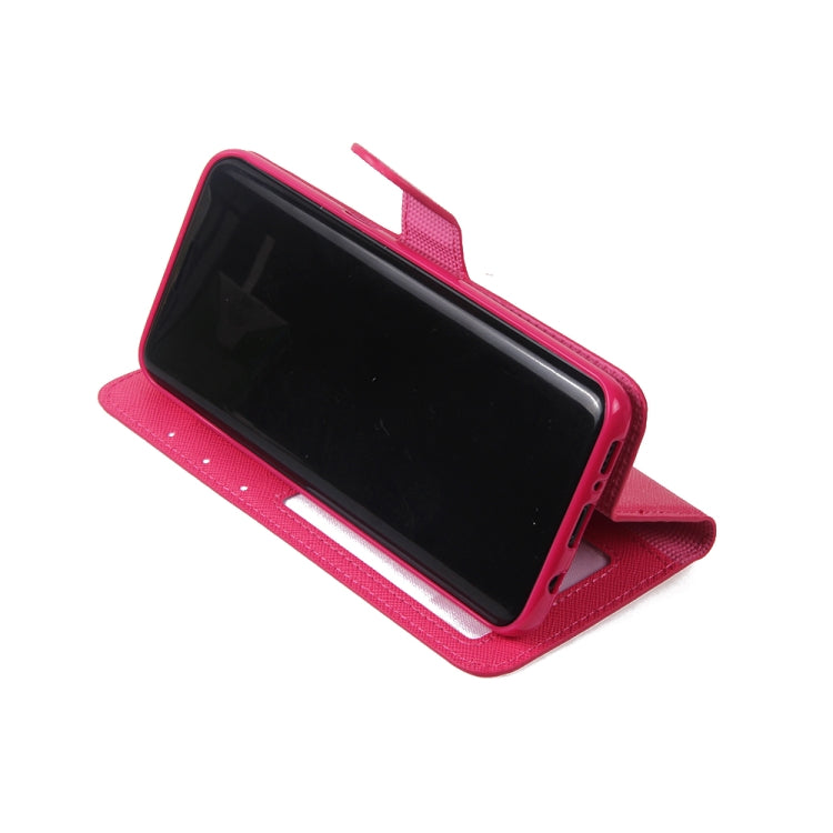 For Samsung Galaxy S8 Cross Texture Detachable Leather Phone Case