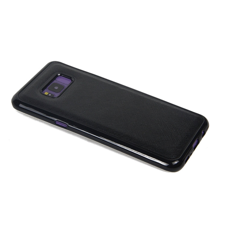 For Samsung Galaxy S8+ Cross Texture Detachable Leather Phone Case