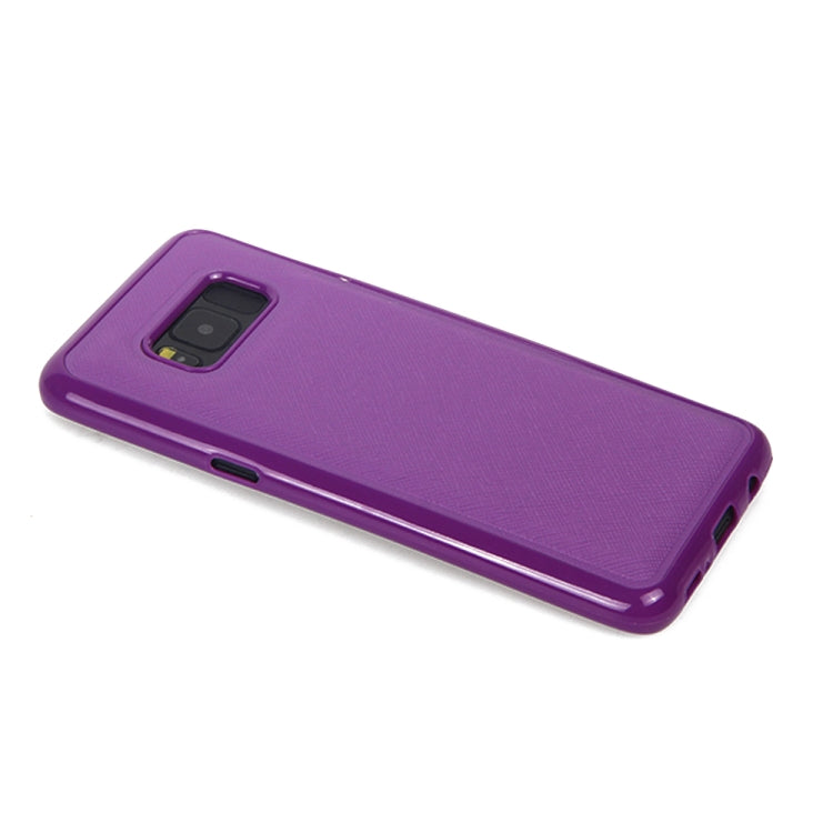 For Samsung Galaxy S8+ Cross Texture Detachable Leather Phone Case