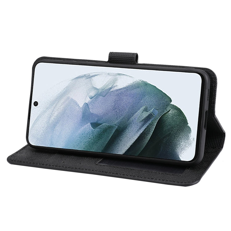 For Samsung Galaxy S21 FE 5G Cross Texture Detachable Leather Phone Case