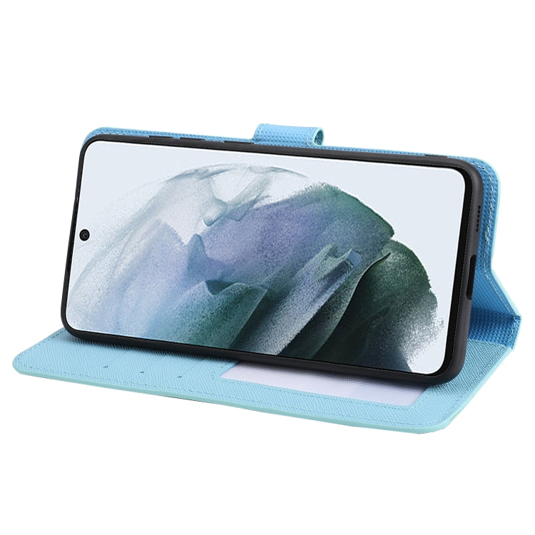For Samsung Galaxy S21 FE 5G Cross Texture Detachable Leather Phone Case