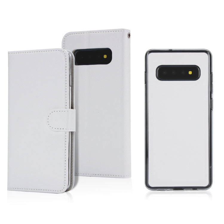For Samsung Galaxy S10e Cross Texture Detachable Leather Phone Case
