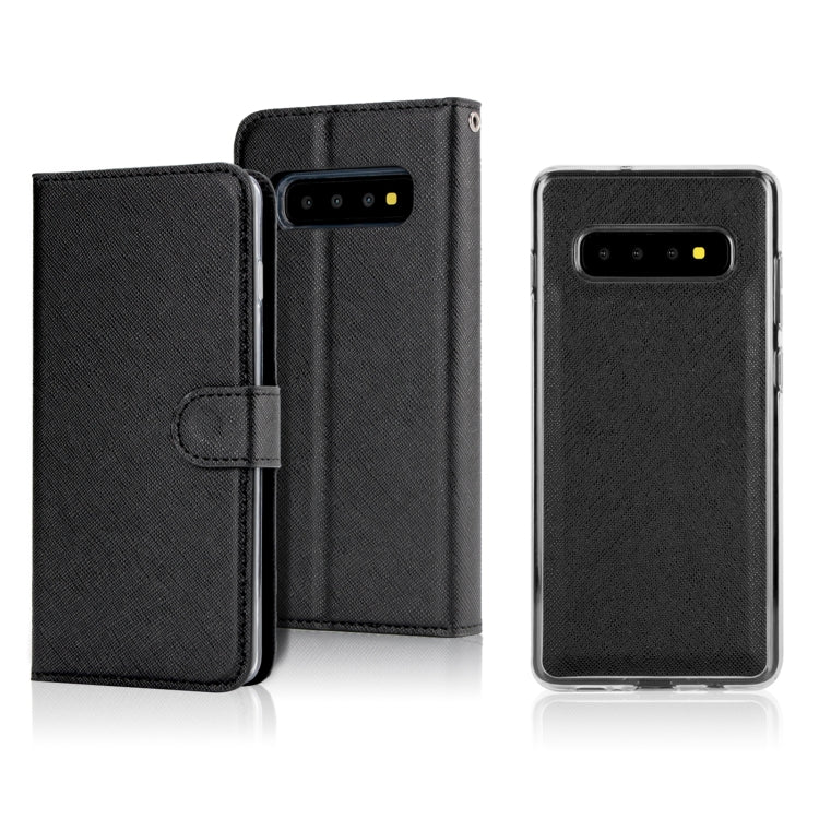 For Samsung Galaxy S10e Cross Texture Detachable Leather Phone Case