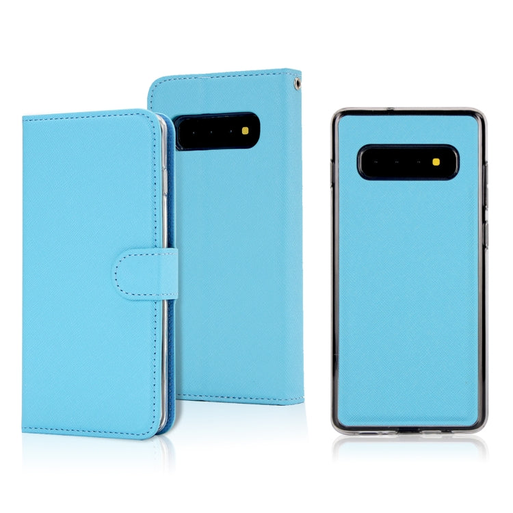 For Samsung Galaxy S10e Cross Texture Detachable Leather Phone Case