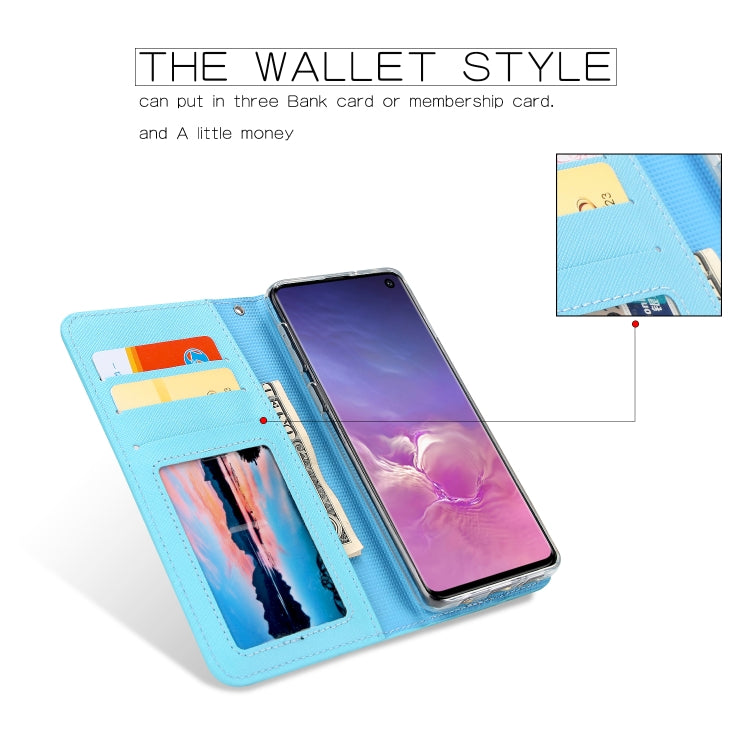 For Samsung Galaxy S10e Cross Texture Detachable Leather Phone Case
