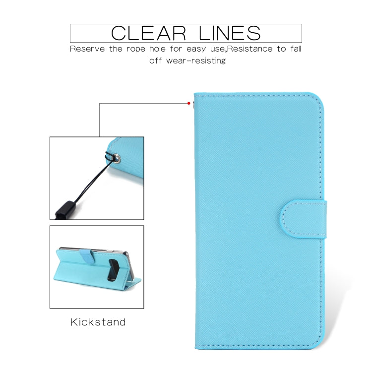 For Samsung Galaxy S10e Cross Texture Detachable Leather Phone Case