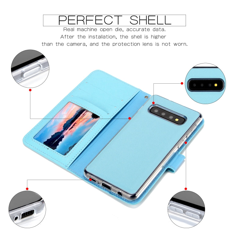 For Samsung Galaxy S10e Cross Texture Detachable Leather Phone Case