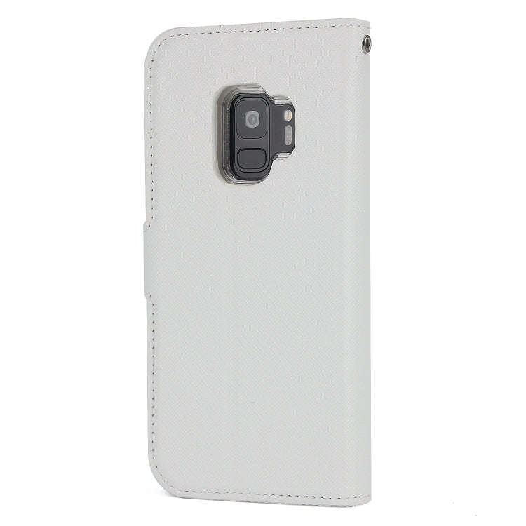 For Samsung Galaxy S9 Cross Texture Detachable Leather Phone Case
