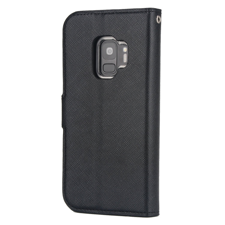 For Samsung Galaxy S9 Cross Texture Detachable Leather Phone Case
