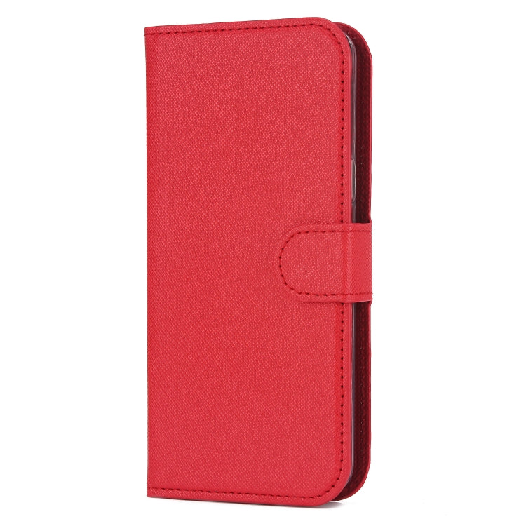 For Samsung Galaxy S9 Cross Texture Detachable Leather Phone Case