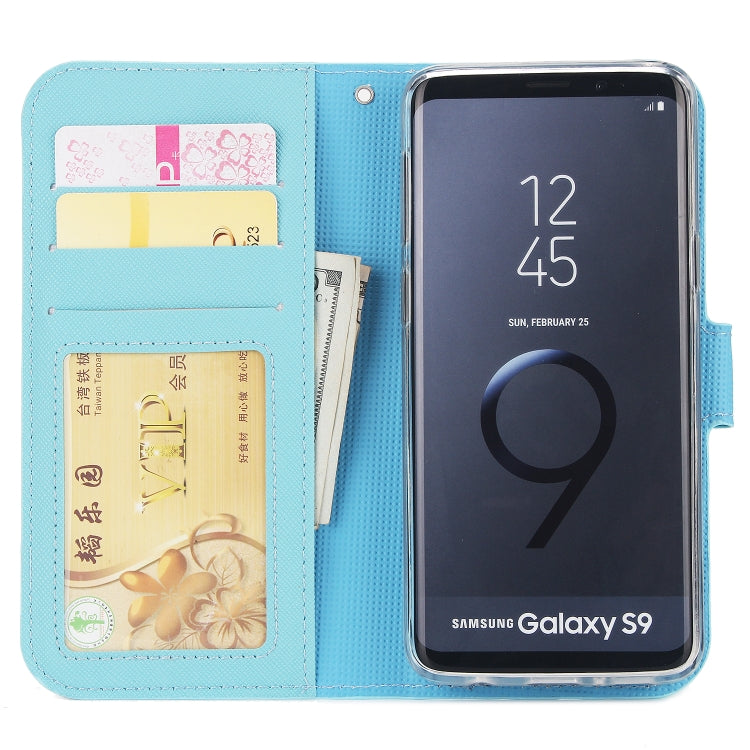 For Samsung Galaxy S9 Cross Texture Detachable Leather Phone Case