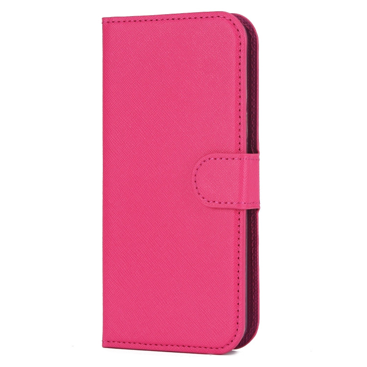 For Samsung Galaxy S9 Cross Texture Detachable Leather Phone Case