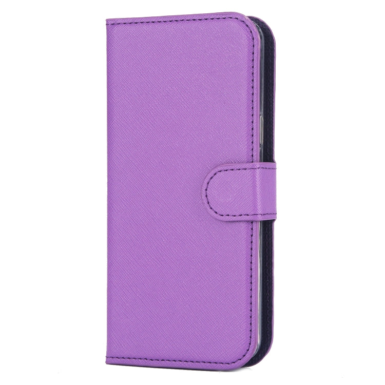 For Samsung Galaxy S9 Cross Texture Detachable Leather Phone Case