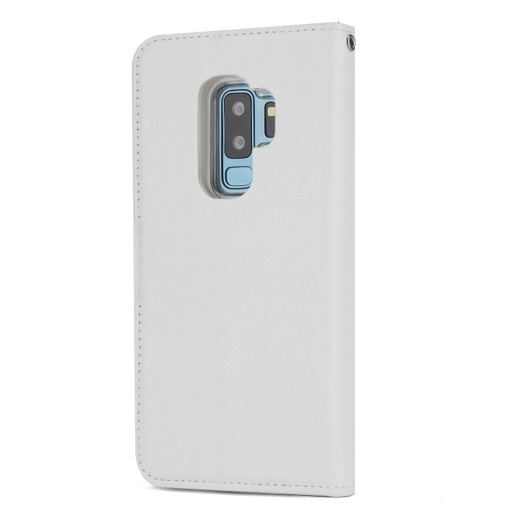 For Samsung Galaxy S9+ Cross Texture Detachable Leather Phone Case