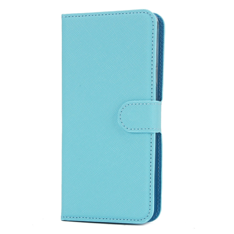 For Samsung Galaxy S9+ Cross Texture Detachable Leather Phone Case