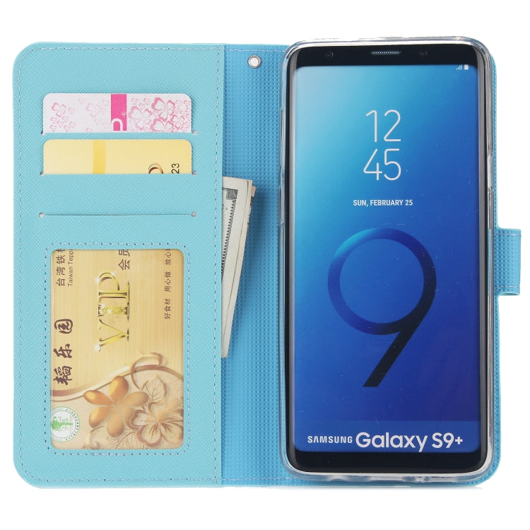 For Samsung Galaxy S9+ Cross Texture Detachable Leather Phone Case