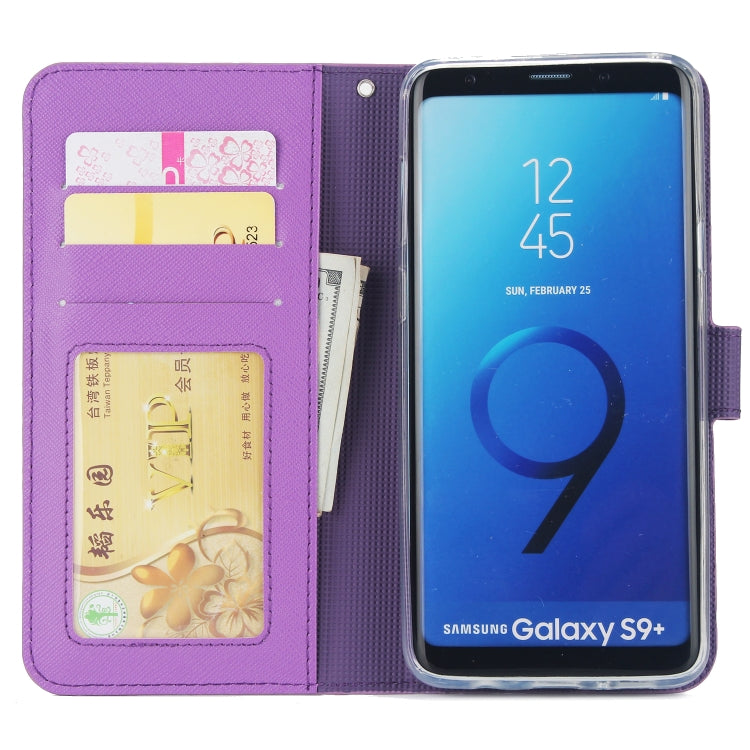 For Samsung Galaxy S9+ Cross Texture Detachable Leather Phone Case
