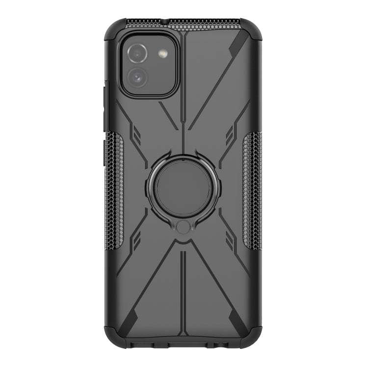For Samsung Galaxy A03 Global Armor Bear Shockproof PC + TPU Phone Case