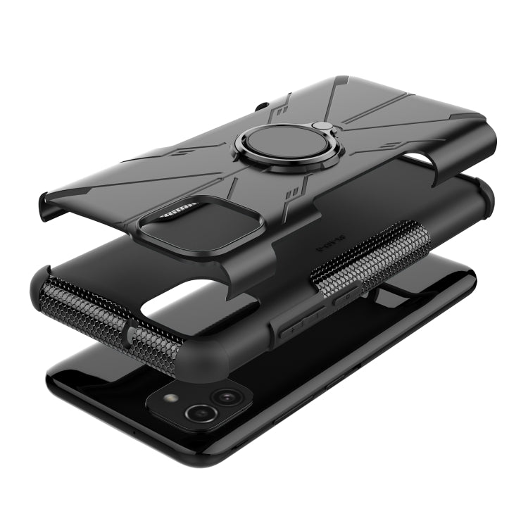 For Samsung Galaxy A03 Global Armor Bear Shockproof PC + TPU Phone Case