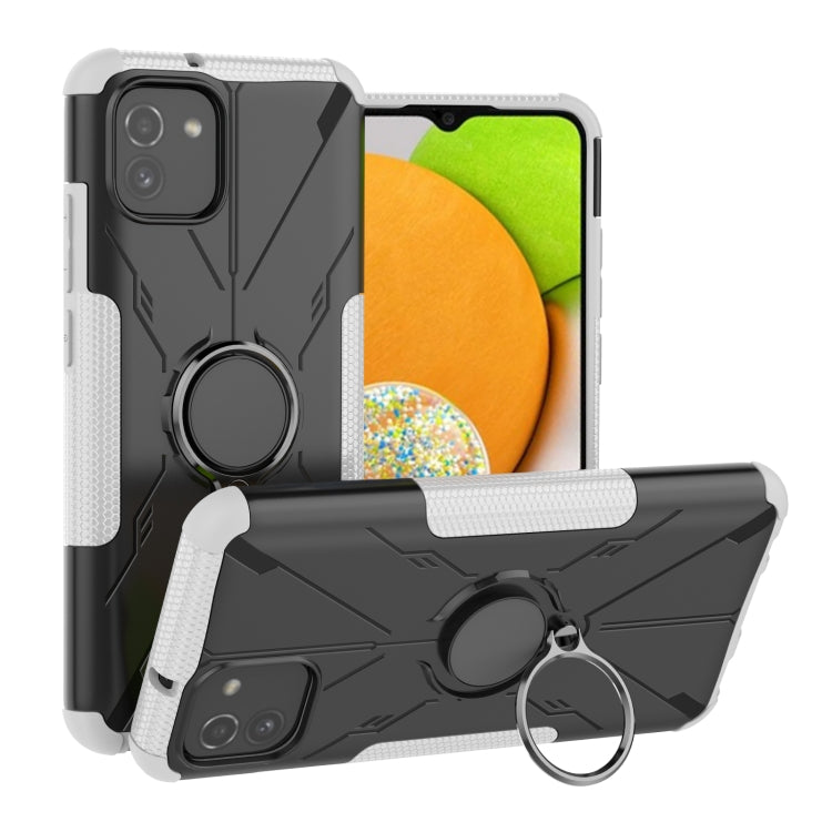 For Samsung Galaxy A03 Global Armor Bear Shockproof PC + TPU Phone Case
